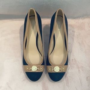 Size 8 Tommy Hilfiger navy blue heels